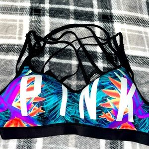 PINK front and back criss cross straps, never worn